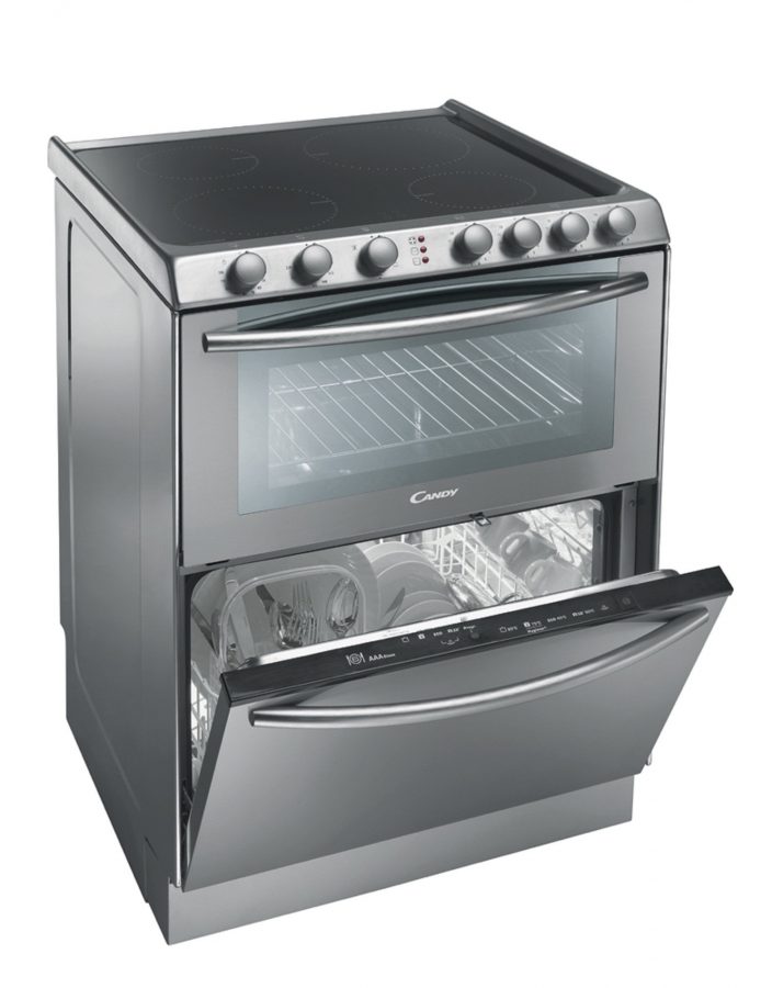 Candy Trio: Cocina, extractor, lavavajillas y horno