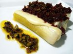Puerros gratinados con jamón puerros gratinados con jamón y vinagreta de tomates deshidratados y pepinillos