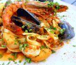 Receta de tallarines a la marinera Receta de Tallarines a la marinera