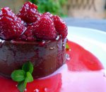 Postre de chocolate y frambuesas Postre de chocolate y frambuesas receta