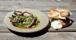 Espárragos trigueros con pulpo a la plancha y chimichurri esparragos trigueros con pulpo a la plancha y chimichurri