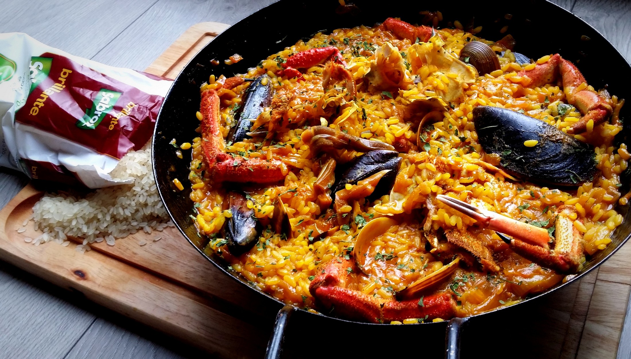 Receta de Paella, la tradicional de marisco