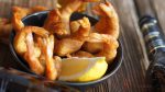 Gambas a la gabardina Gambas a la gabardina