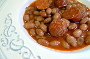 judías pintas con chorizo