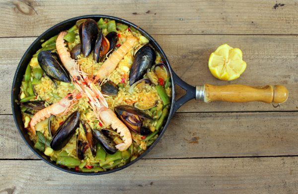 Paella de marisco