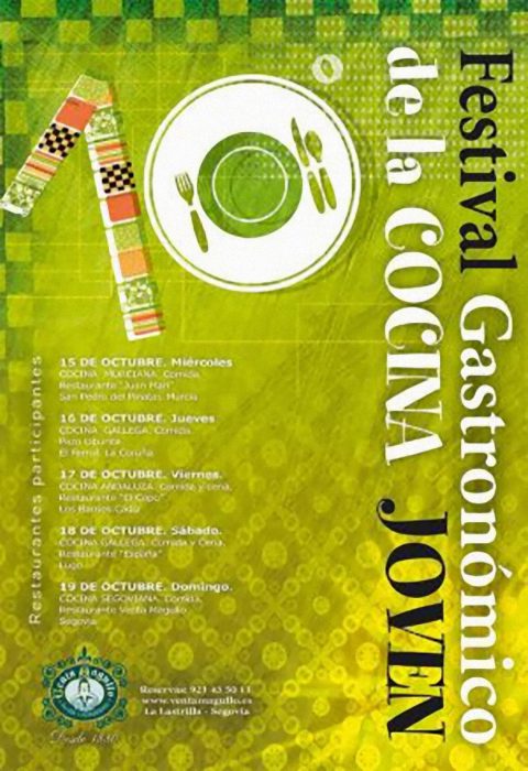 Cartel del VIII Festival Gastronómico Venta Magullo