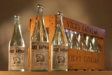 Vichy Catalán botellas en los años 40