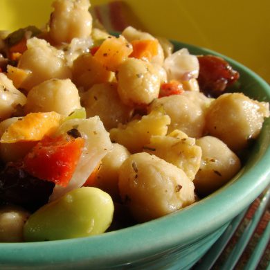 Ensalada de garbanzos