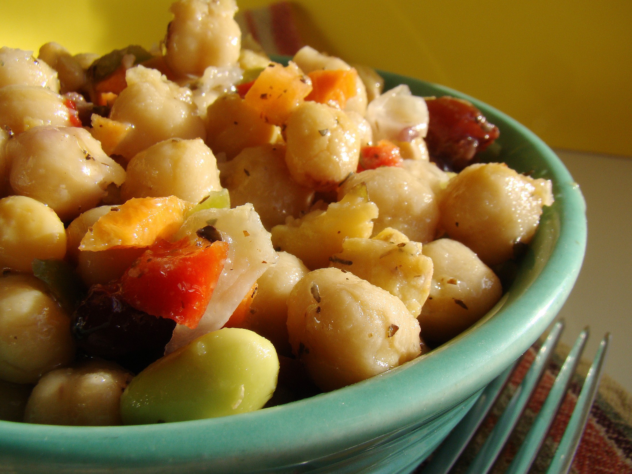 Ensalada de garbanzos