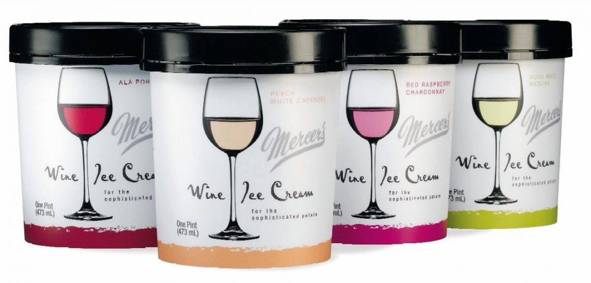 Mercer's Helado de vino