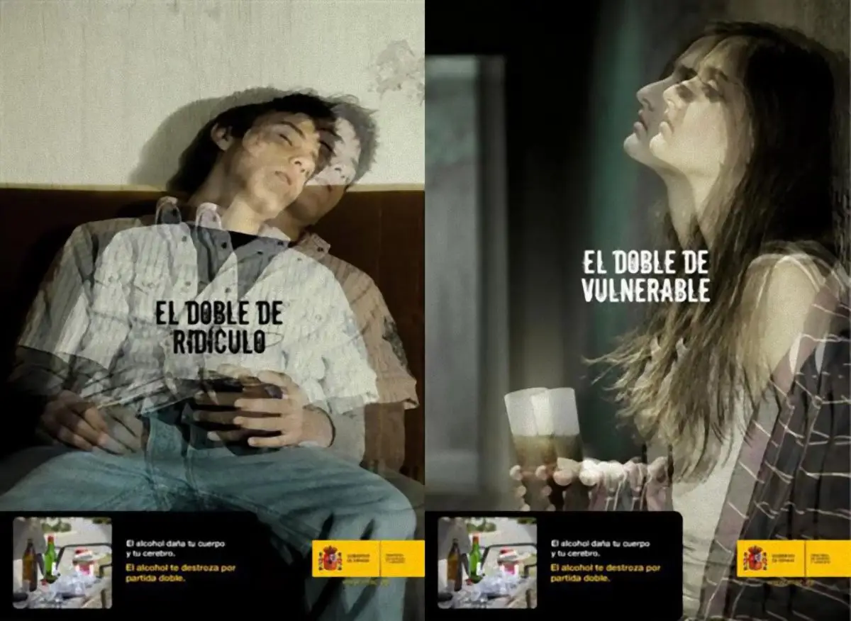 Campañas 2007- Alcohol y menores. El alcohol te destroza por partida doble Campañas 2007- Alcohol y menores. El alcohol te destroza por partida doble