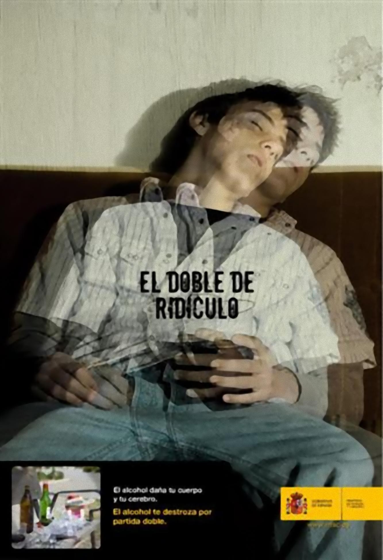 Campañas 2007- Alcohol y menores. El alcohol te destroza por partida doble