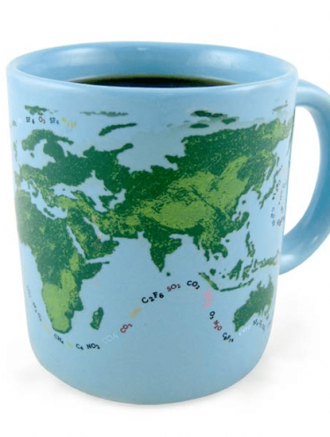 Taza contra el cambio climático