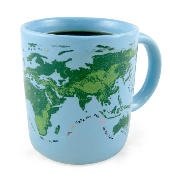 Taza contra el cambio climático