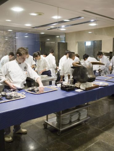 La cocina de el Bulli con Ferran Adria al frente