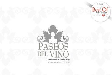 Portada de la WEB de Paseos del vino en La Rioja