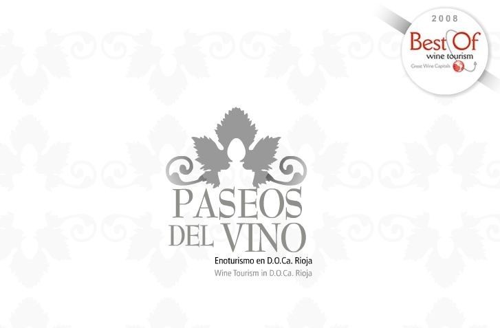 Portada de la WEB de Paseos del vino en La Rioja