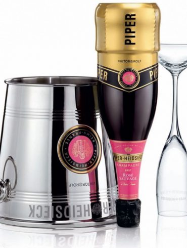 Champán Rosé Sauvage Piper Heidsieck por Viktor & Rolf