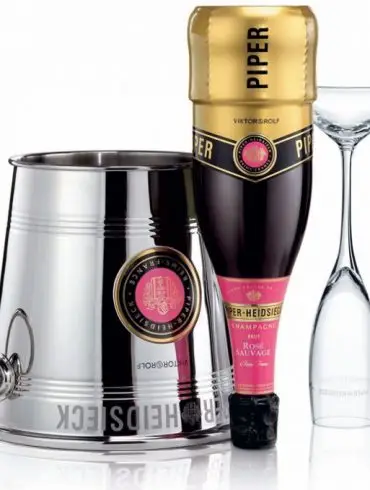 Champán Rosé Sauvage Piper Heidsieck por Viktor & Rolf