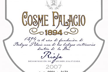 Cosme Palacio etiqueta