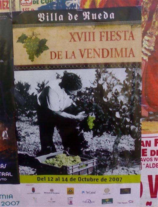 Cartel de la XVIII Fiesta de la Vendimia D.O.Rueda