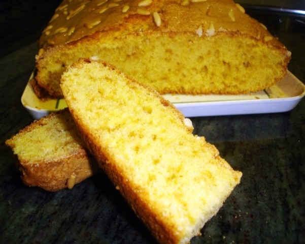 Coca de calabaza y piñones