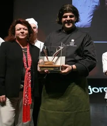 Ilario Vicinguerra ganador del V Premio Internacional de Cocina con Aceite de Oliva "Jaén, paraíso interior"