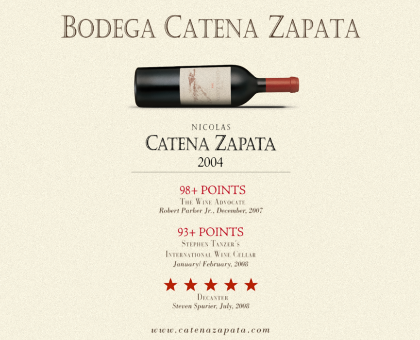 Catena Zapata 2004