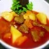 Estofado de carne con patatas y zanahorias