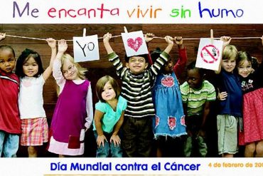 Día Mundial Contra el Cáncer, queremos vivir sin humo