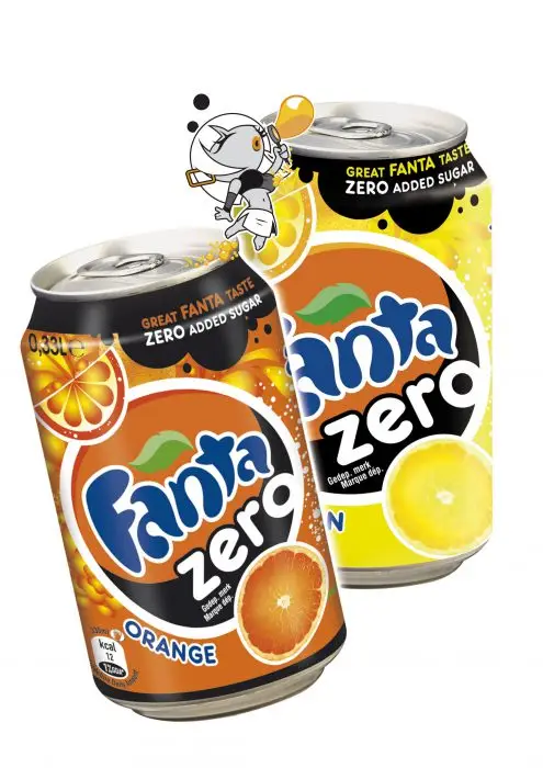 Fanta Zero Fanta Zero, auténtico sabor Fanta sin azúcar añadido