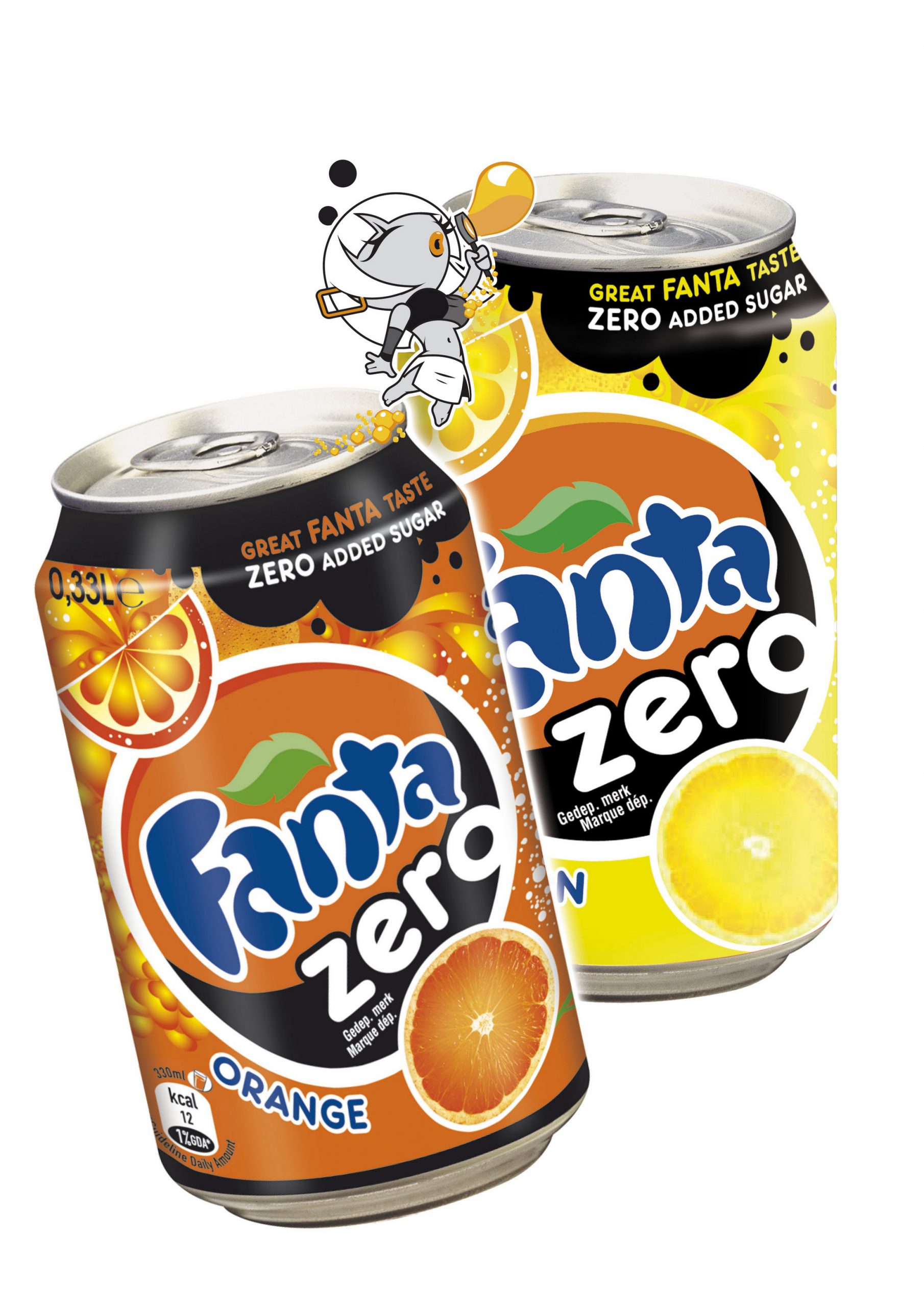 Fanta Zero, auténtico sabor Fanta sin azúcar añadido