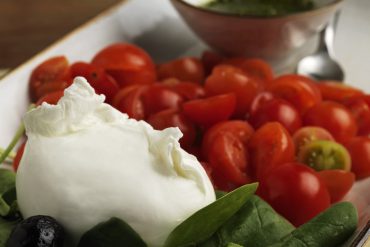 Mozzarella y tomates