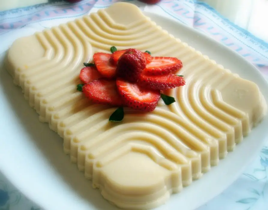 Panna Cotta de vainilla Panacota de vainilla