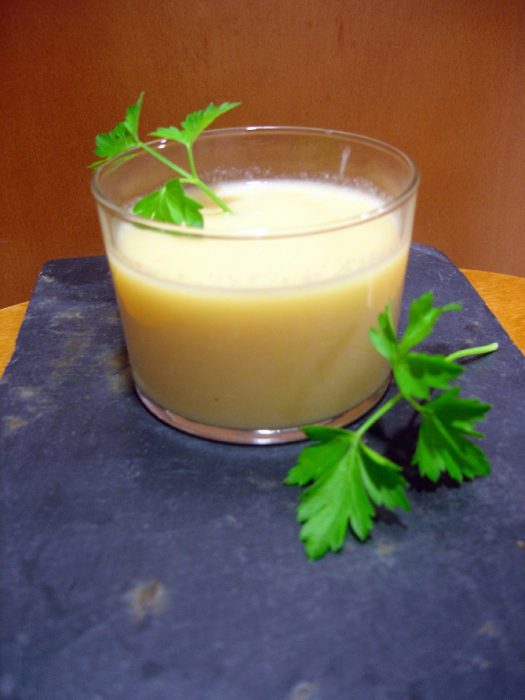 Crema de azafrán