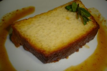 Flan de arroz con leche