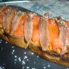 Tosta de anchoas con tomate