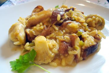 Receta de Risotto de setas Shiitake