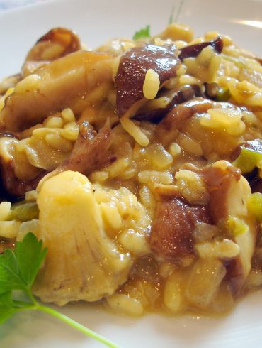 Receta de Risotto de setas Shiitake