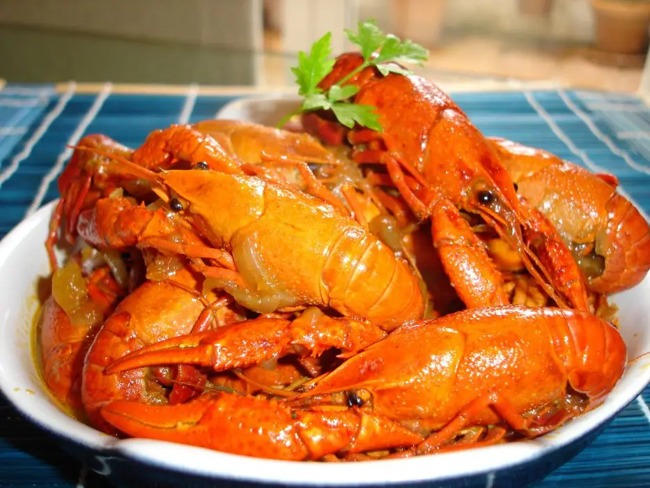 Cangrejos con tomate picante Cangrejos con tomate picante