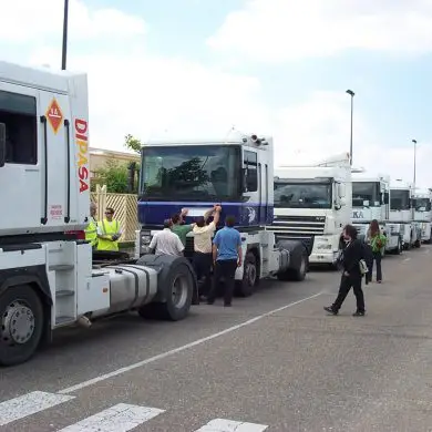 Huelga de camioneros