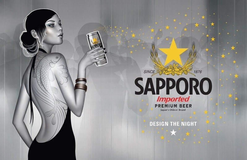 Cerveza Sapporo elaborada en el espacio