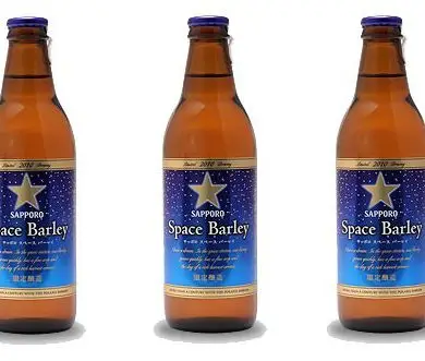 Cerveza Sapporo elaborada en el espacio