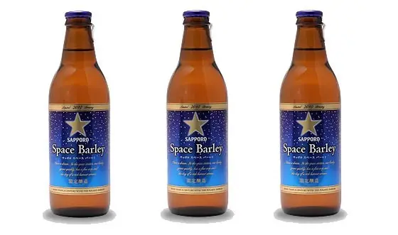 Cerveza Sapporo elaborada en el espacio