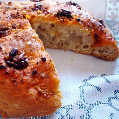 Focaccia italiana con Sobrasada Mallorquina