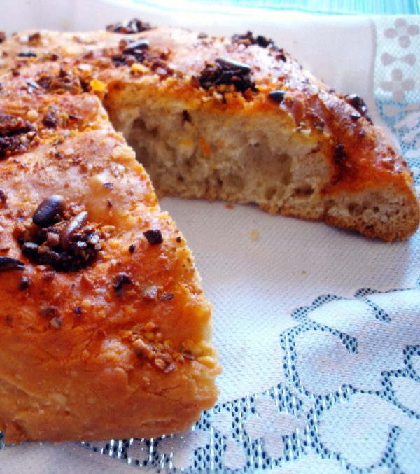 Focaccia italiana con Sobrasada Mallorquina