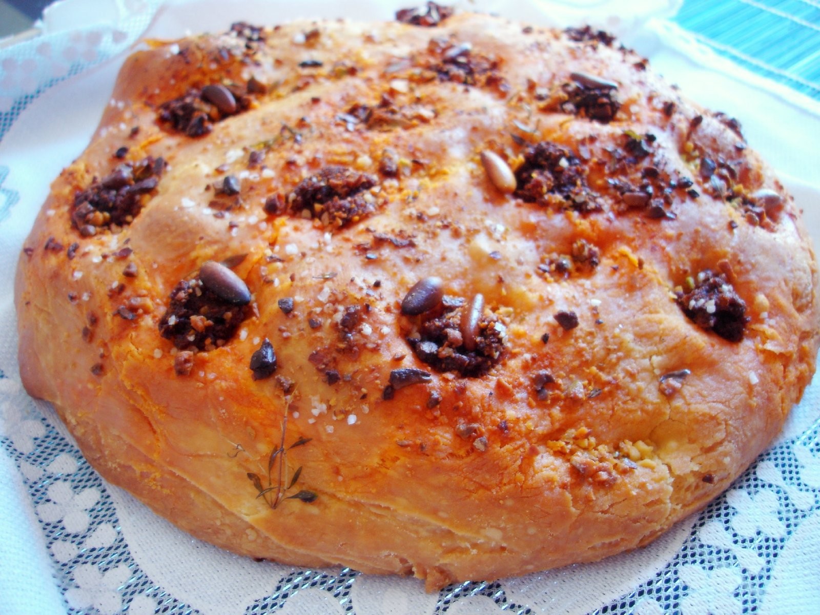 Focaccia italiana con Sobrasada Mallorquina