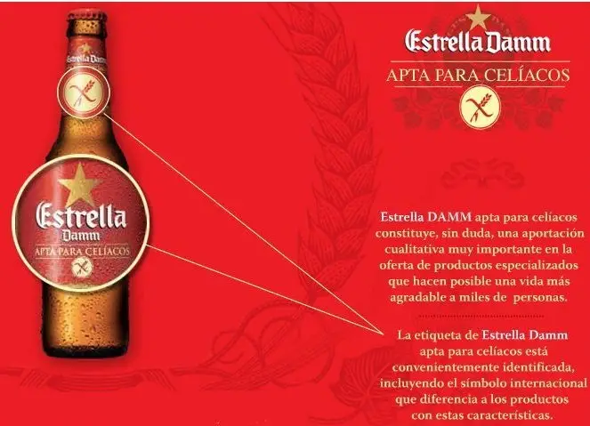 Estrella Damm para Celíacos, cerveza sin gluten Estrella Damm para Celíacos, cerveza sin gluten