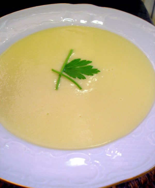 Crema de calabacín; rica, nutritiva y sabrosa