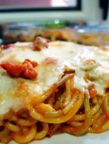 Espaguetis con chorizo